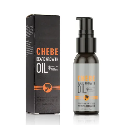 Hot sale promotion high quality Beard growth oil strong hair thick and fluffy moisturizing beard plant dense hair liquid