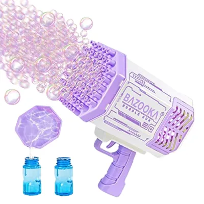 Bubble 69-hole machine children hand-held fireworks machine gun toy gatling automatic bubble gun toy
