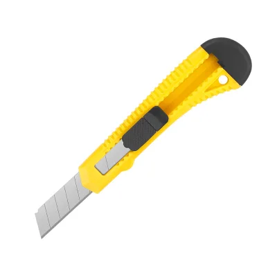 SINOART 18mm Utility Knife Retractable with Snap Off Blade Utility Knife for Cardboard, Art, Craft