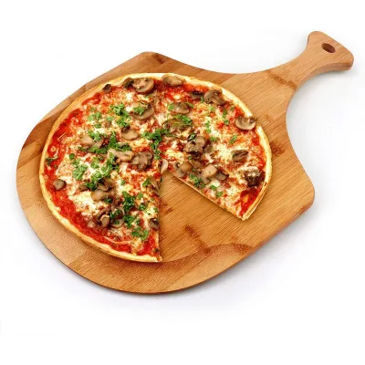 Bamboo Pizza Peel Pizza Paddle With Handle Oven Baking Supply Homemade Bread Serving Tray Non Slip Food Transfer