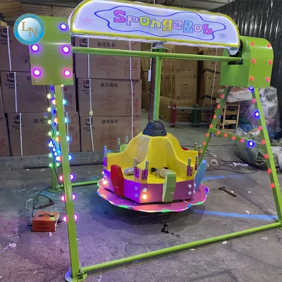 5 Seats Kids Pendulum Amusement Machine With Decorative LED Lamp for Arcade