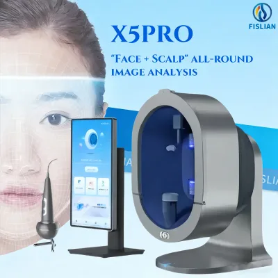 Professional Facial Skin Detector 3D AI Scanner for Wrinkle Pore Pigment Analysis Dermatology Center Equipment