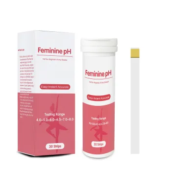 OEM Acceptable Feminine Vaginal Ph Test Reagent Strips Kit Visual Acuity Examination Apparatus for Urinalysis Diagnostic Tests