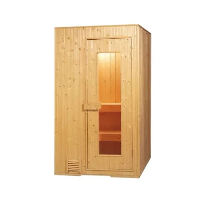 Customized Indoor 2 Person Wood Traditional Dry Steam Sauna Room
