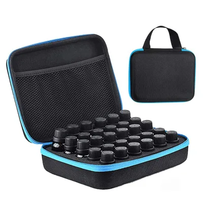 Essential Oils Cases Essential Oil Carrying Case Holds 30 Bottles Hard Shell Essential Oil Bag Bottle Carrying Case for Travel