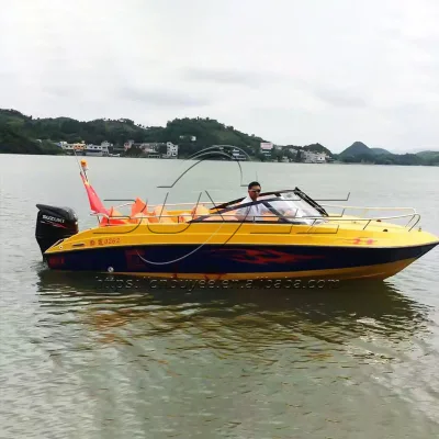 Professional Boat Supplier 6m/19.6ft Cheap Price Fishing Boat 12 Persons Luxury Yacht Stern Drive Engine