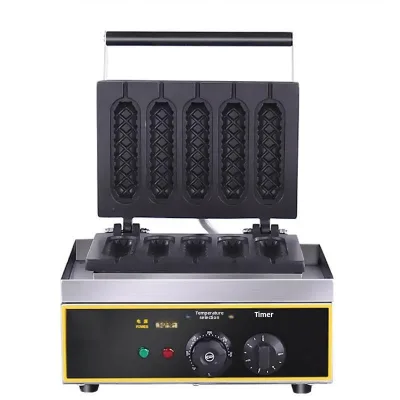 Commercial Stainless Steel Six-Compartment Electric Crispy Snack Machine Five-Compartment Corn-on-the-Cob Sausage Grill