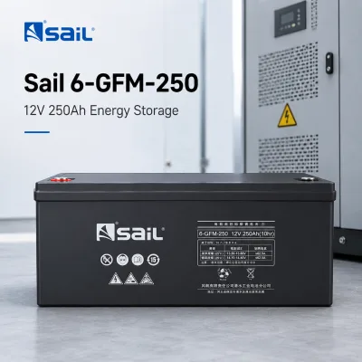 Reston Sail Valve-controlled sealed Battery 12V Fire UPS Energy Storage DC Screen Photovoltaic Sail 6-GFM-250 12V250AH