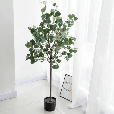 Artificial Eucalyptus Tree Indoor Home Ornamental Plants Eucalyptus Tree