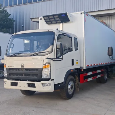 Energy-Saving 4*2  Refrigerated Truck Reefer Truck Freezer Truck for Fresh Fruit & Vegetable Distribution