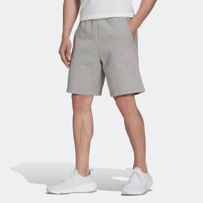 Men's Customized Logo Cotton Sweat Shorts Casual Fitness Active Wear Knitted Solid Elastic Waist Breathable Eco-Friendly