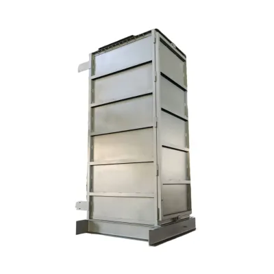 Bulk Solid Plate Heat Exchanger for Potassium Nitrate