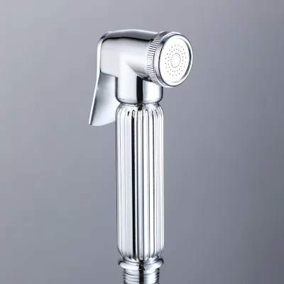 Modern Design Zinc Chrome Plated Eco-Friendly Shattaf with Easy Installation for Bathroom