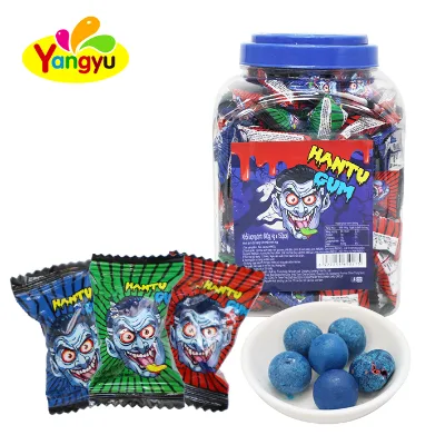 Hot Wholesale Halloween Spooky Candy Bubble Gum for Convenience Store
