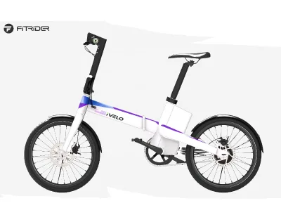 Mobility City Electric Bike 20inch Moped Portable Foldable Bicycle Ebike with Swappable Batrtery for Adult