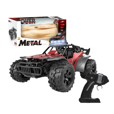 2.4G Alloy High Speed RC Off Road Truck with Lights and Durable Frame for Outdoor Racing Challenges and Fast Driving Skills