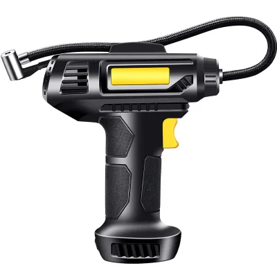 Wireless Tire Inflator Gun USB Charging Digital Screen Auto Stop Air Compressor Car Emergency Supplies
