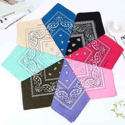 Cross-border Supply China Polyester Paisley Cashew Flower Unisex Hip-hop Outdoor Running Exercise Cycling Bandana Headscarf