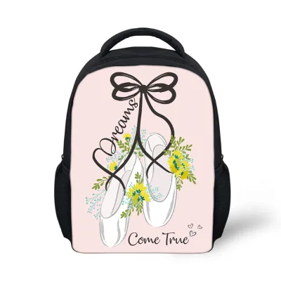 Lovely Ballet School Backpack Kids Back Bag