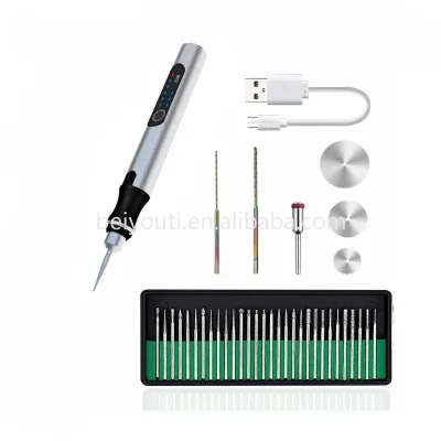 Rechargeable Nail Art Pen Micro-carving Grinding Pen DIY Jewelry Glass Lettering Egg Carving Engraving Machine Nail Dill