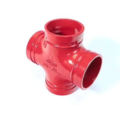 Pipe Fitting and Flanges Fire Fighting Cross Equal UL FM Approved Connection Cross Grooved Equal Cross