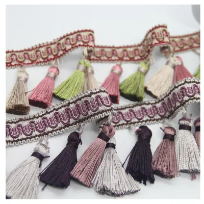 China Manufacturing Curtain Tassel Lace Curtain Tieback and Tassel