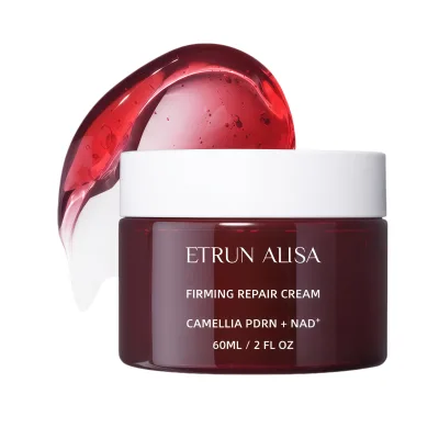 ETRUN OEM ODM Firming Repairing Face Cream Camellia PDRN NAD+ Gel Lightweight Veil Texture Moisturizing High-Density Jelly