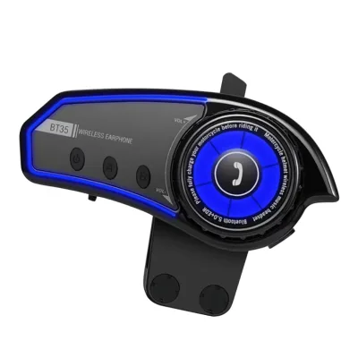 BT35 Auriculares Para Moto Motorcycle Headphones IP67 Waterproof 800mAh High Capacity Battery Stereo Sound Helmet Earphone