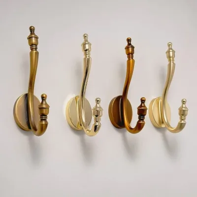 New Modern Zinc Alloy Living Room Decorative Wall Mounted Coat Hook Rust Resistant Multifunction