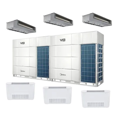 Household Inverter VRF VRV Rooftop Central Air Conditioning 12hp 33kw 11400btu 380v 400v 415v Vrf Air Conditioner