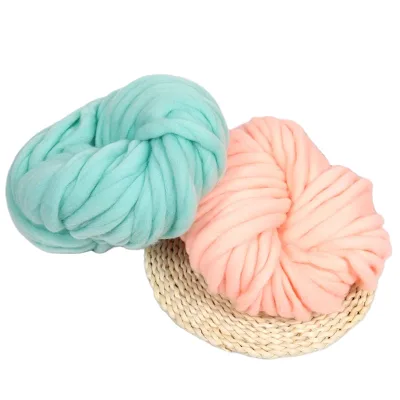 Soft Feeling Super Chunky Blanket Yarn Merino Wool Yarn Super Chunky for Knitting Blanket