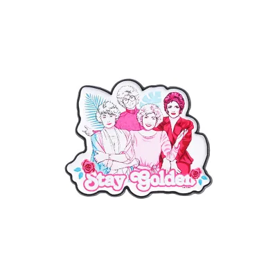 Wholesale Metal Stylish Pink Music Movie Character Brooch Pin for Lapel Pin Decorations Clothing Accessories Anniversaries