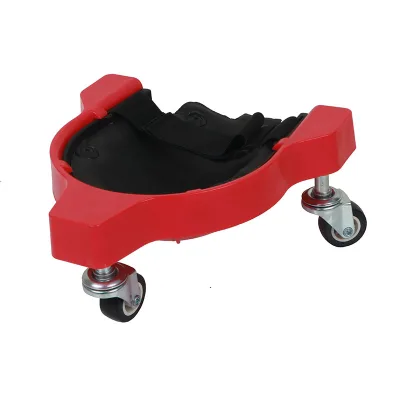 Multi-functional Pulley Knee Pad Anti-Static Anti-Impact Protection Plastic Upper Leather Shell Universal Wheel