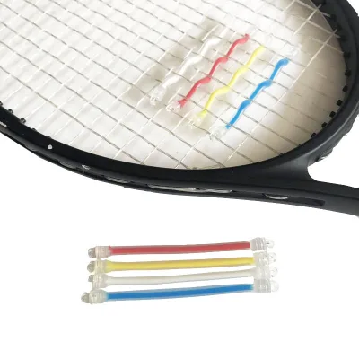 Customized Printed Logo Tennis Racket Damper Silicone Anti-Slip Strips for Vibration Absorbing Shock and Reducing Bat Vibration
