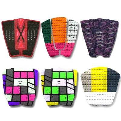 OEM Design Diamond Square Pattern Surfboard Traction Pad Surf Pad Surf Deck Grip with Strong Back Adhesive