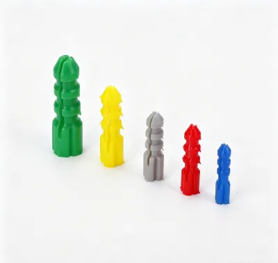 8*36mm Double Sided Tower Anchor Factory Direct Multi Color PE Plastic Expansion Plug Double Side Tower Type Wall Anchor