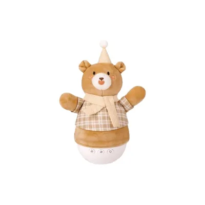 Konig Kids Cute Plush Stuffed Animals Tilting Doll Animal Soft Toys Plush Tumbler Baby Sleep Toys