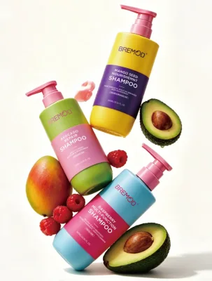 BREMOD Fruit Repair & Nourishment Colorful Daily Care Set 500ML for All Hair Long-lasting Voluming OEM/ODM
