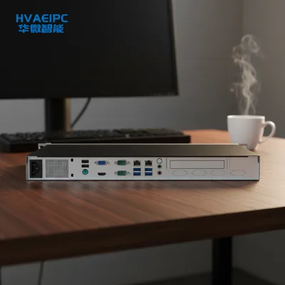 HVAEIPC 1U Industrial Embedded Computer Intel I5 64GB RAM 256GB SSD Drive LAN PXE Wakeup Win10/Linux/BT 4G Stock