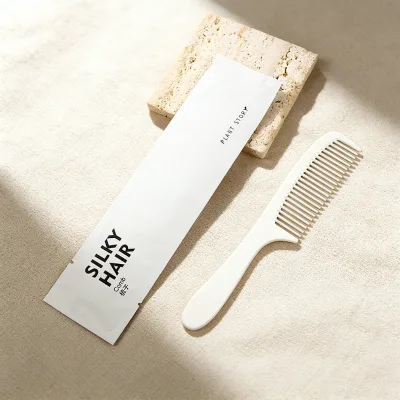 JUNTU Eco-Friendly Recyclable Disposable Hotel Travel Comb Individually Wrapped 3g Toothpaste Portable Amenities Wholesale