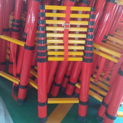 Full Fiberglass Telescopic Insulated Ladder FRP Step Ladder