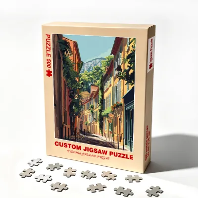 Custom High Paper Jigsaw Puzzle 500pc Personalized Photo Gift Set Home Decor Wall Art for Family Kids OEM ODM Bulk Wholesale