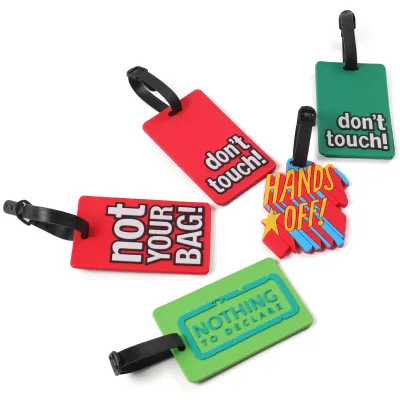 Custom Print Durable Letter Suitcase Luggage Tag Kids Airplane Travel Essentials for Flying