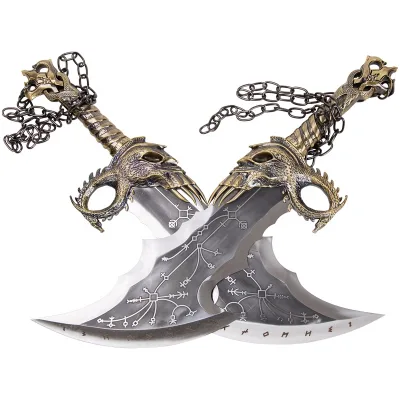 53cm Hot Game GOW God of War Ragnarok Kratos Real Weapon Cosplay Prop Blade of Chaos Replica