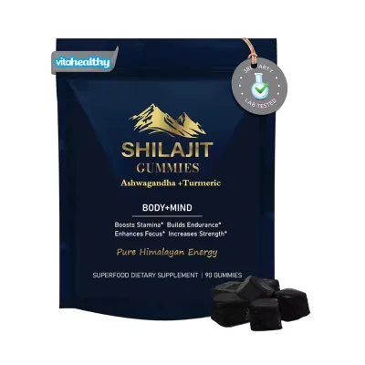 Himalayan Shilajit Gummy Pure Private Label Supplement with Ashwaganda Wholesale Candy Sugar Free Shilajit Gummies Oem
