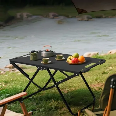 Outdoor Camping Table, Folding Table, Tactical Table, Portable Picnic Camping, Complete Set of Equipment, Outdoor Thickening