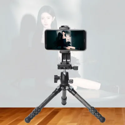Professional Lightweight Mini Pocket Carbon Fiber Tripod Stand Home and Outdoor Travel Use