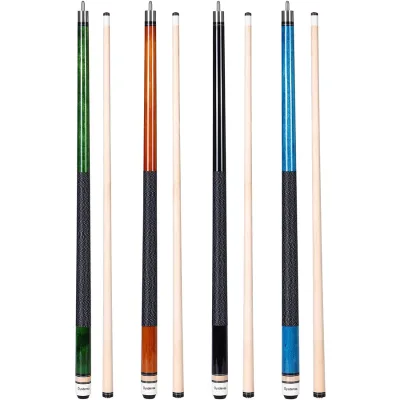 High Quality American 1/2 Wood Handmade Painting Pool Cue