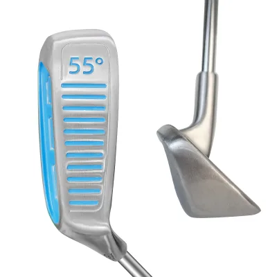 Crestgolf High Quality Iron Golf Club 55 Degree Golf Chipper with Engraving Texture Accept Custom Logo