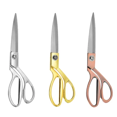 Sewing Scissors Tailor Shears with Gold Alloy Handle Tailoring Tailor Scissors
